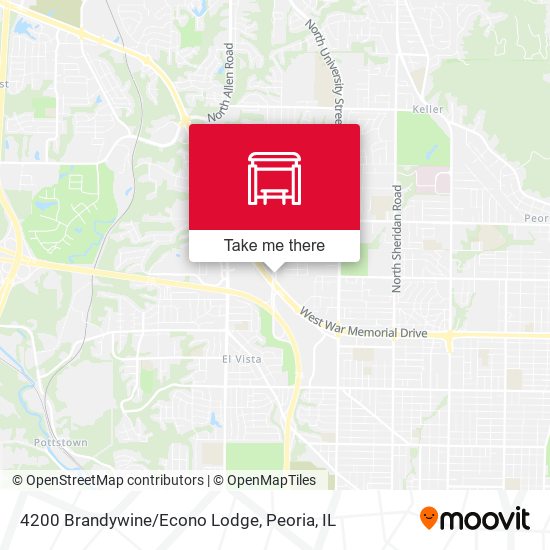 4200 Brandywine/Econo Lodge map