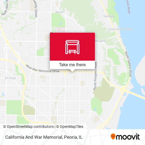 California And War Memorial map