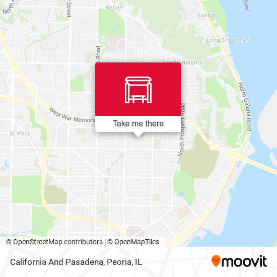 Mapa de California And Pasadena