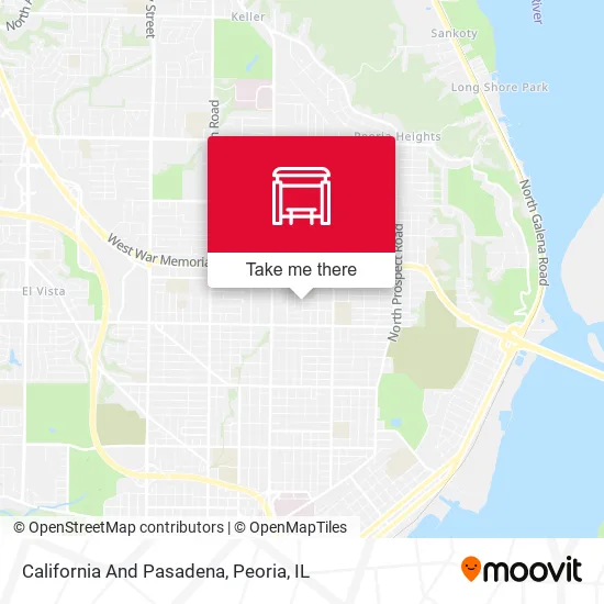 Mapa de California And Pasadena
