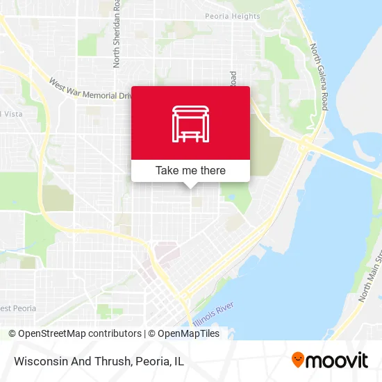 Mapa de Wisconsin And Thrush