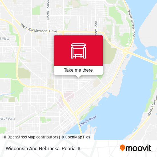 Mapa de Wisconsin And Nebraska