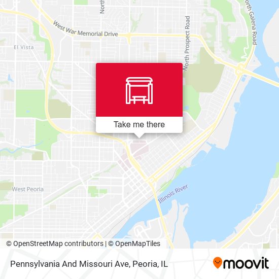 Pennsylvania And Missouri Ave map