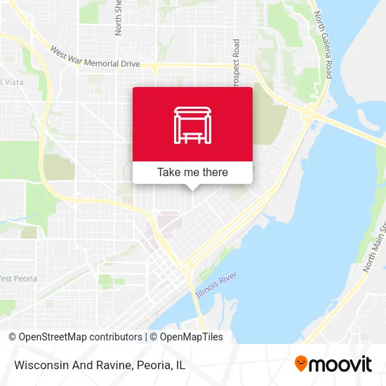 Mapa de Wisconsin And Ravine