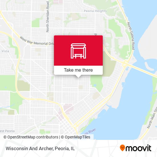 Mapa de Wisconsin And Archer