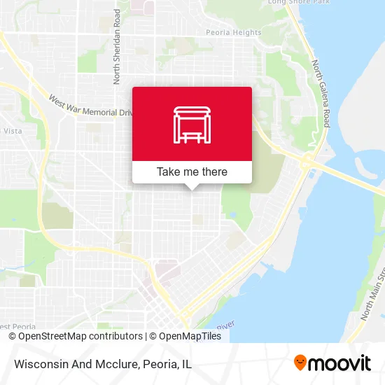 Mapa de Wisconsin And Mcclure