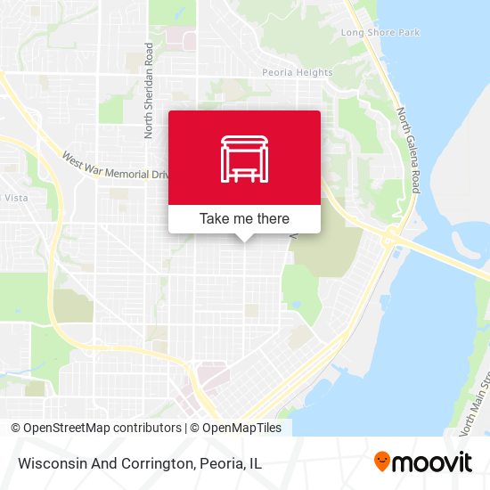 Wisconsin And Corrington map