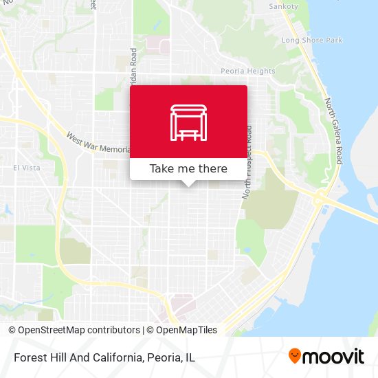 Mapa de Forest Hill And California