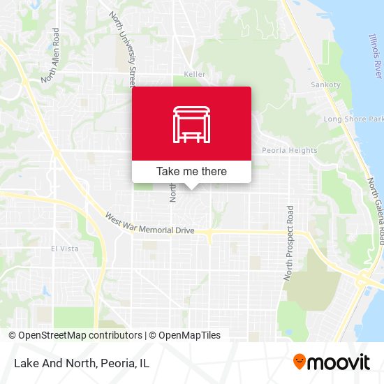 Mapa de Lake And North