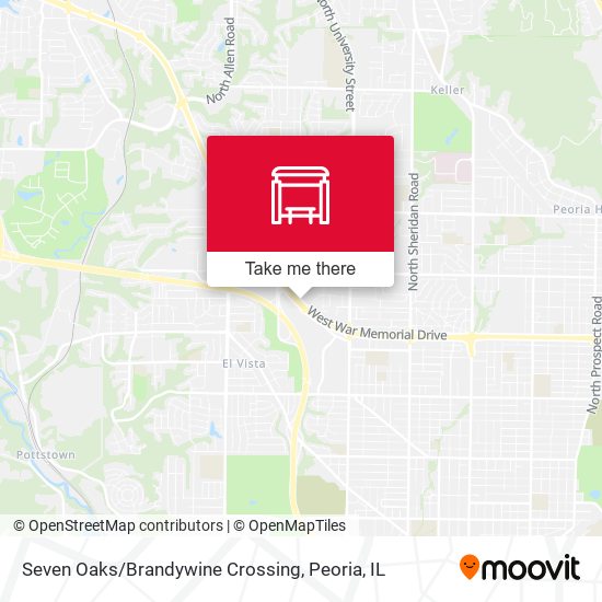 Mapa de Seven Oaks/Brandywine Crossing