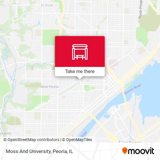 Mapa de Moss And University