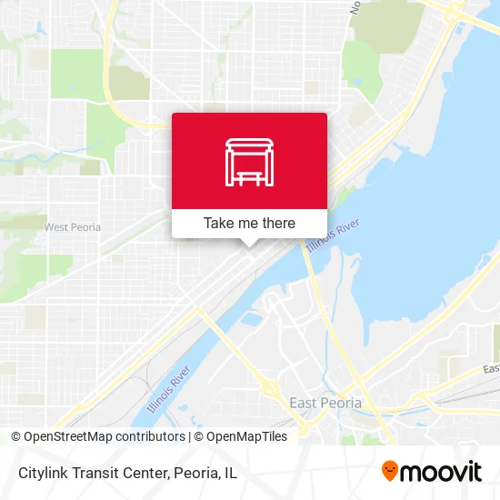Mapa de Citylink Transit Center
