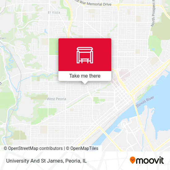 Mapa de University And St James