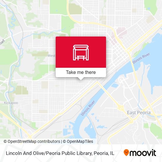 Lincoln And Olive / Peoria Public Library map