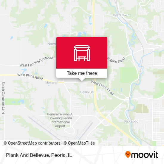 Mapa de Plank And Bellevue