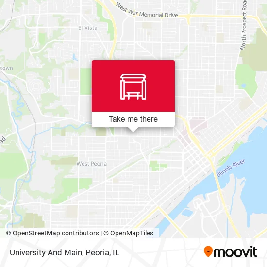 Mapa de University And Main
