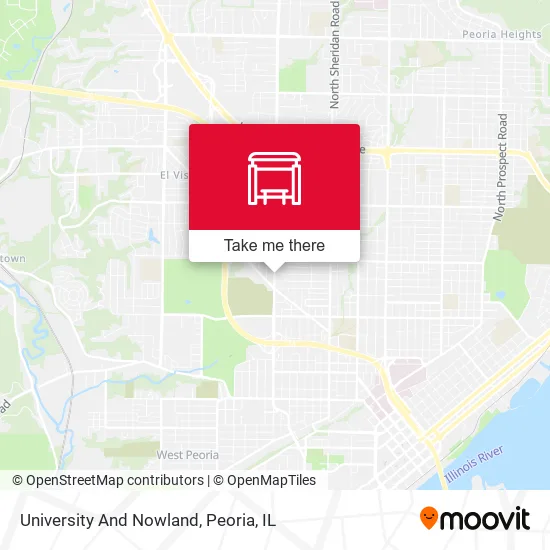 Mapa de University And Nowland