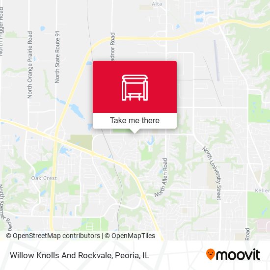 Mapa de Willow Knolls And Rockvale
