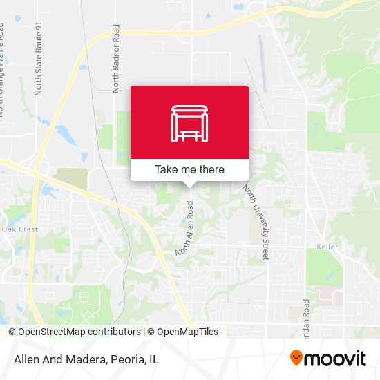 Mapa de Allen And Madera
