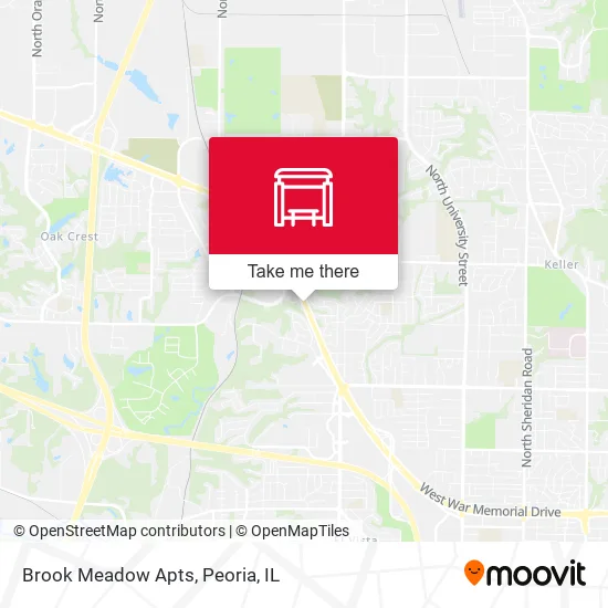 Mapa de Brook Meadow Apts