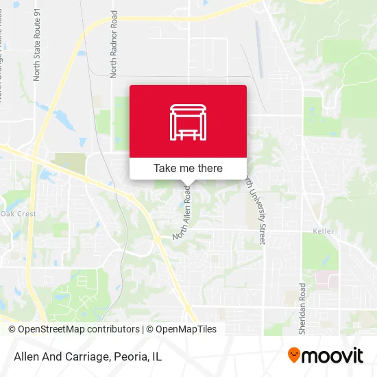 Mapa de Allen And Carriage