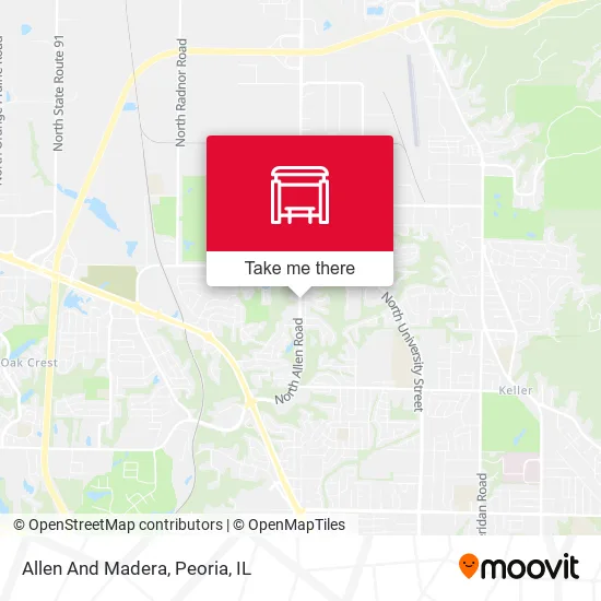 Mapa de Allen And Madera