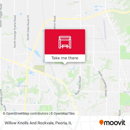Mapa de Willow Knolls And Rockvale