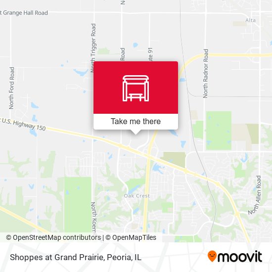 Mapa de Shoppes at Grand Prairie