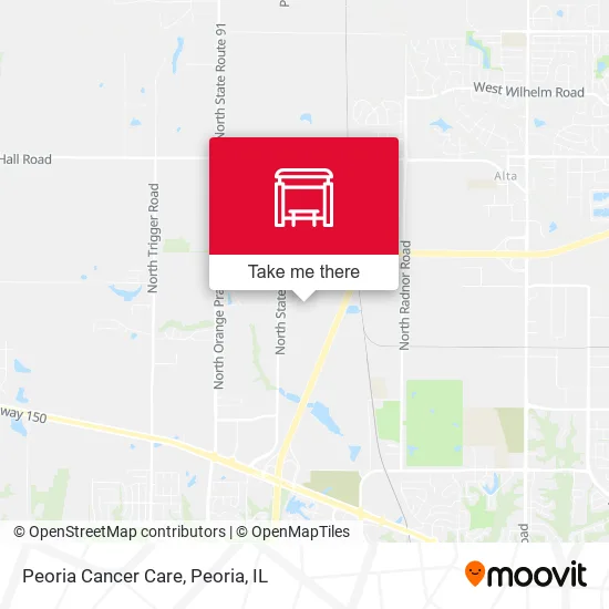 Mapa de Peoria Cancer Care