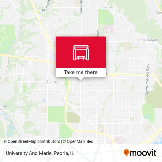 Mapa de University And Merle