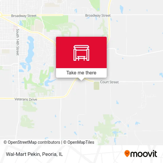 Mapa de Wal-Mart Pekin