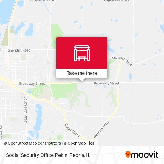 Mapa de Social Security Office Pekin