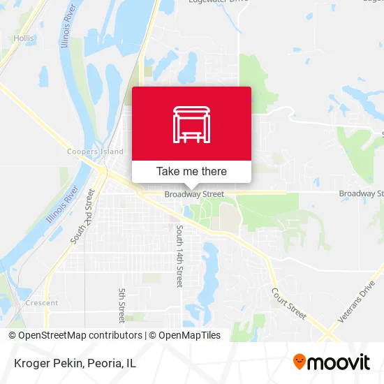 Mapa de Kroger Pekin