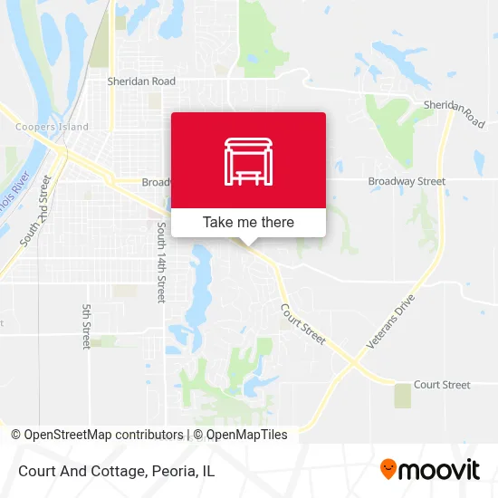 Court And Cottage map