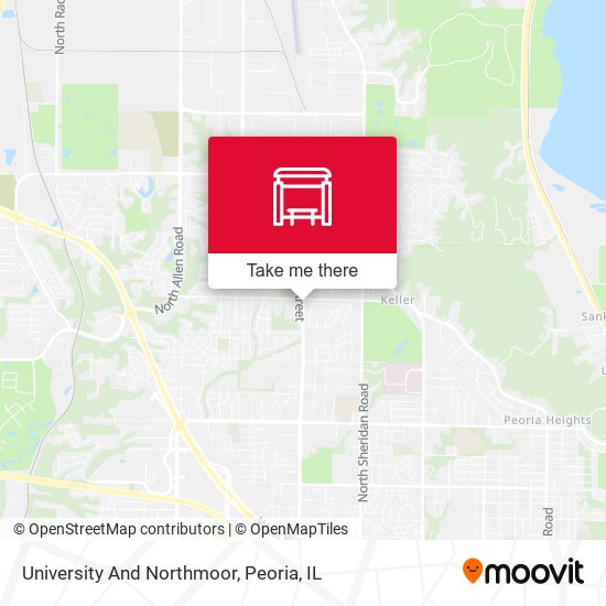 University And Northmoor map