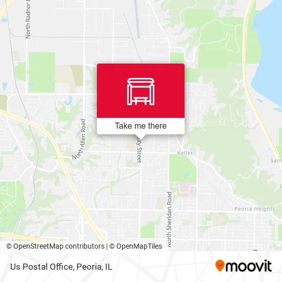 Mapa de Us Postal Office