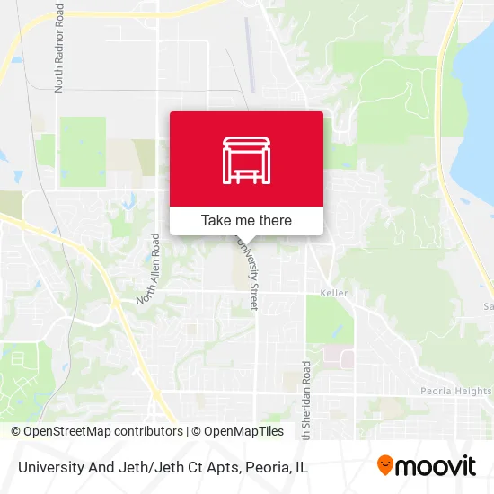 Mapa de University And Jeth / Jeth Ct Apts