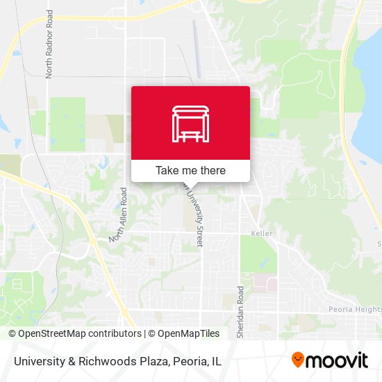 Mapa de University & Richwoods Plaza