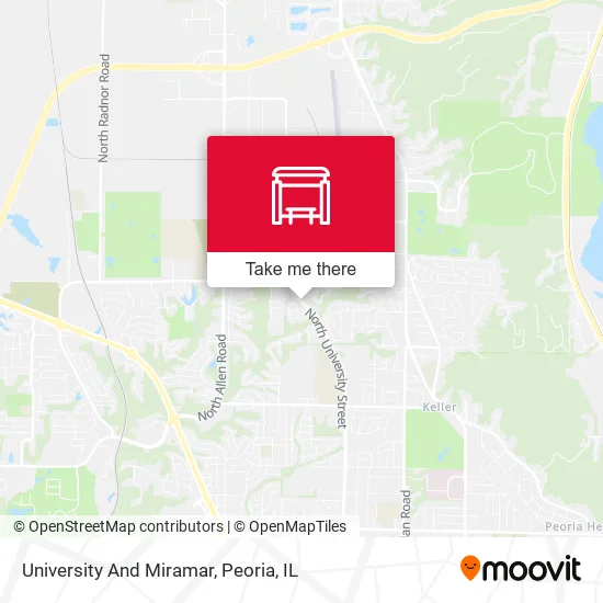 Mapa de University And Miramar