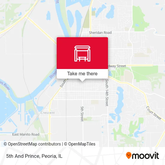 Mapa de 5th And Prince