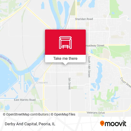 Mapa de Derby And Capital