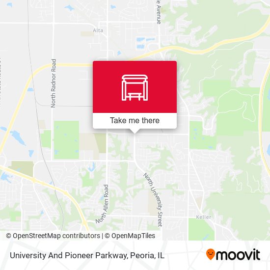 Mapa de University And Pioneer Parkway