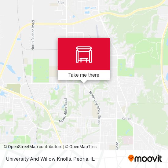 Mapa de University And Willow Knolls