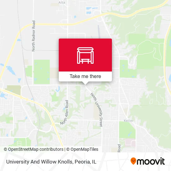 Mapa de University And Willow Knolls