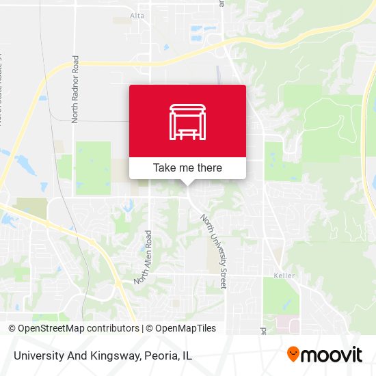 Mapa de University And Kingsway