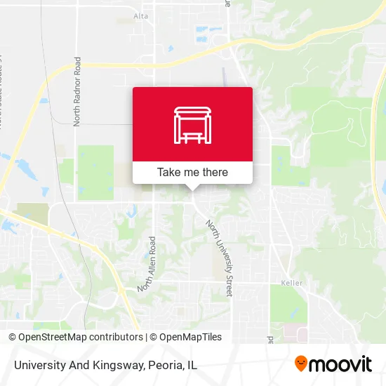 Mapa de University And Kingsway