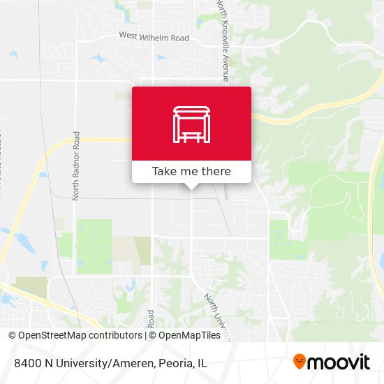 Mapa de 8400 N University/Ameren