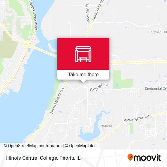 Mapa de Illinois Central College
