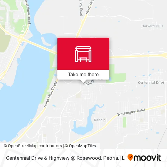 Mapa de Centennial Drive & Highview @ Rosewood