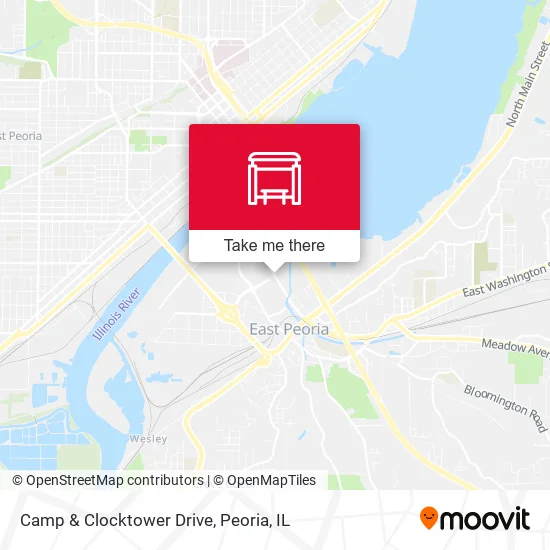 Mapa de Camp & Clocktower Drive